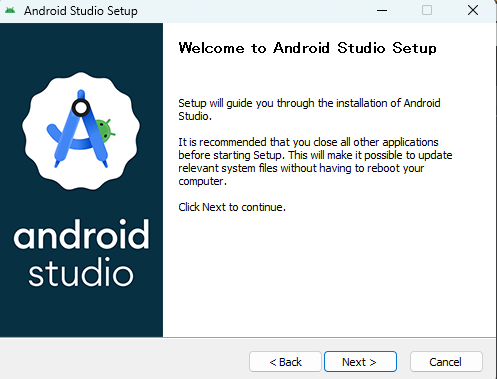 Android Studio Install